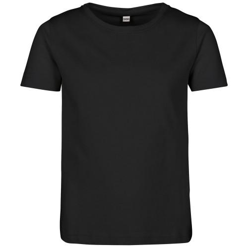 Build Your Brand T-shirt met korte mouwen voor meisjes 11-12 zwart