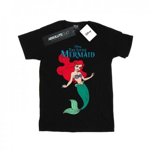 Disney meisjes de kleine zeemeermin lijn Ariel katoenen T-shirt 7-8 Years wit