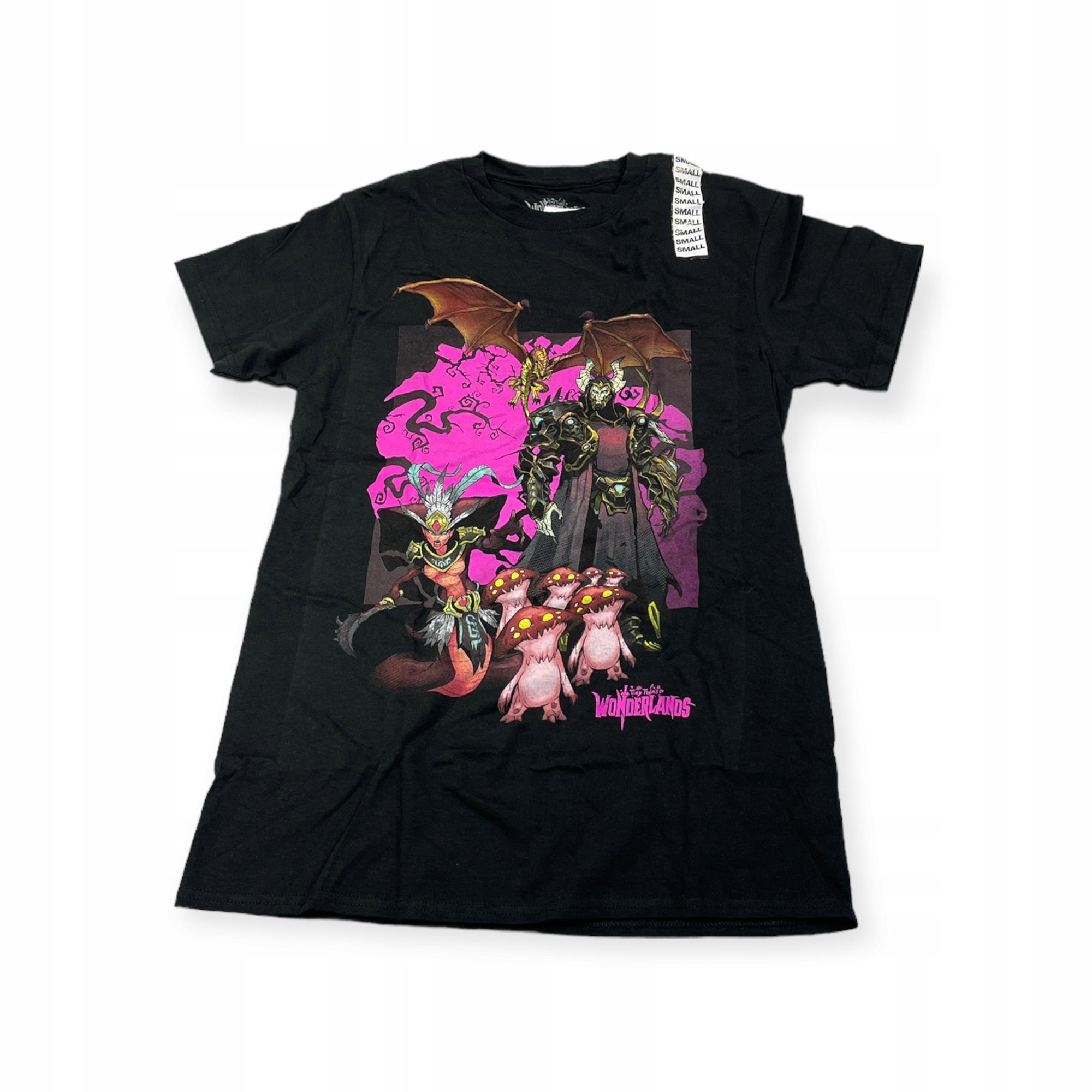 Outletup-clothes Koszulka T-shirt damska okrągły dekolt SPENCER'S WONDERLANDS S