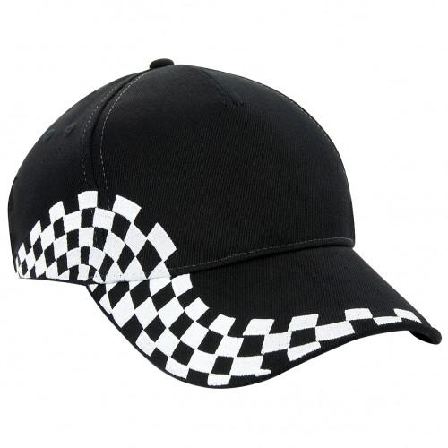 Beechfield unisex Grand Prix-honkbalpet One Size rood