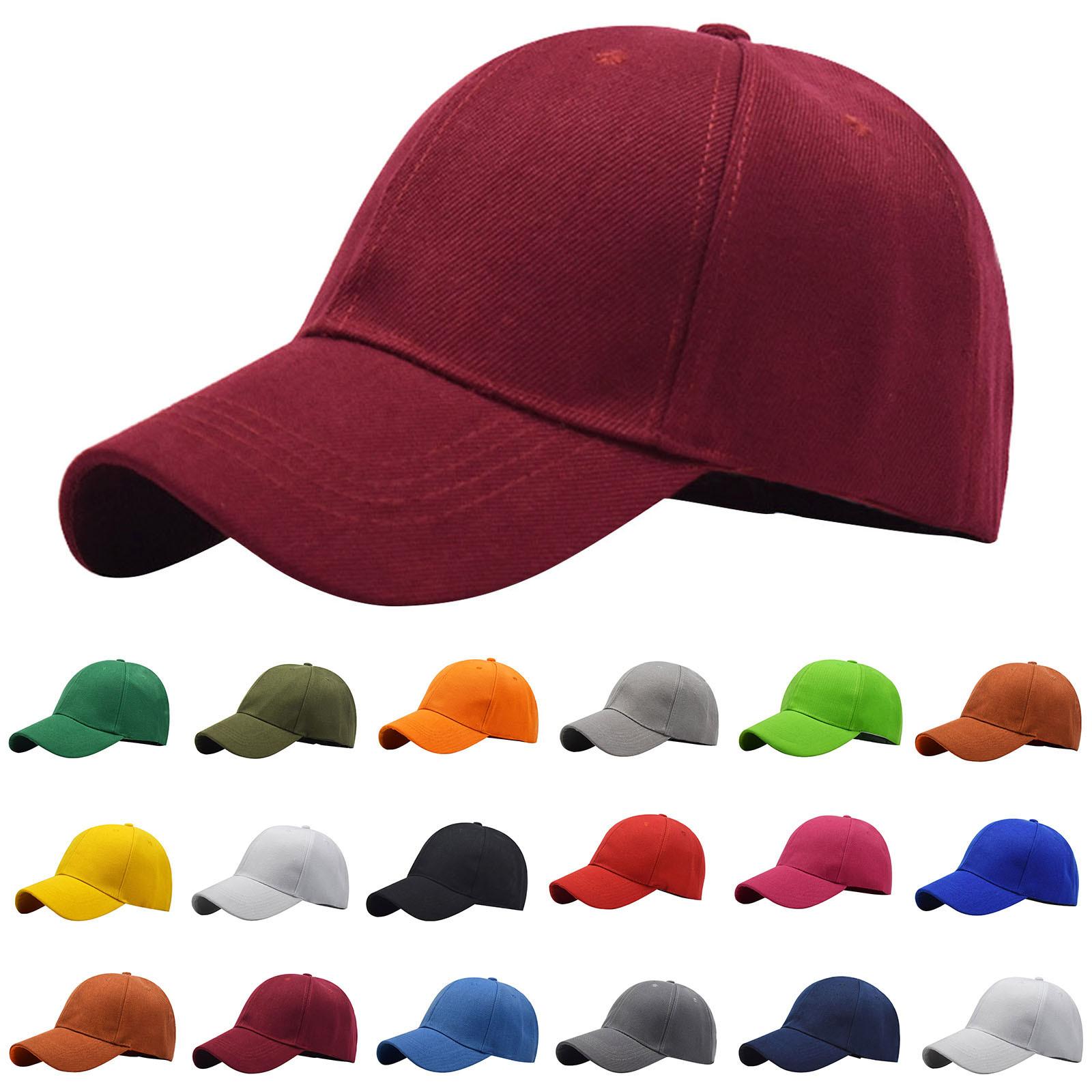 Ximalaya (Qunide) Mode effen kleur baseballpet koppel gebogen dakrand tong hoed zonnehoed One Size Vloot