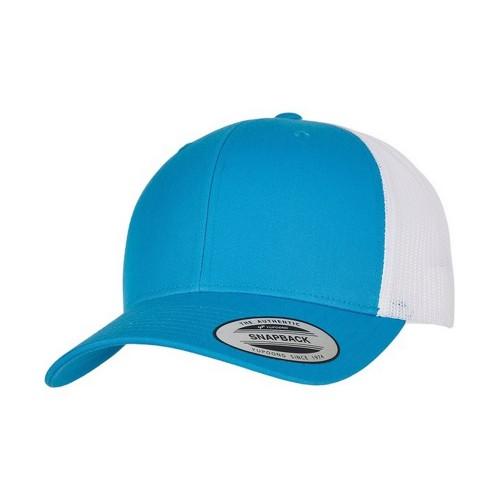 FLEXFIT unisex volwassen retro tweekleurige truckerpet One Size