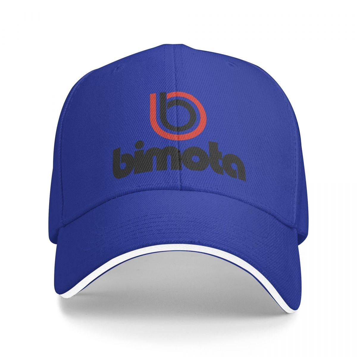 91140109MA0LUDA177 Bimota Logo Baeball Cap Zomer Unisex 2023 Caual Sandwich Baeball Cap Caual Gepersonaliseerde Hoed One Size