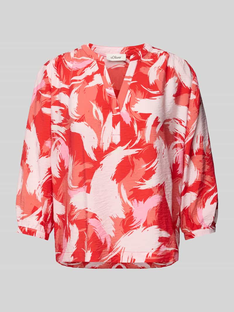 S.Oliver Overhemdblouse in tuniekstijl en met patroon