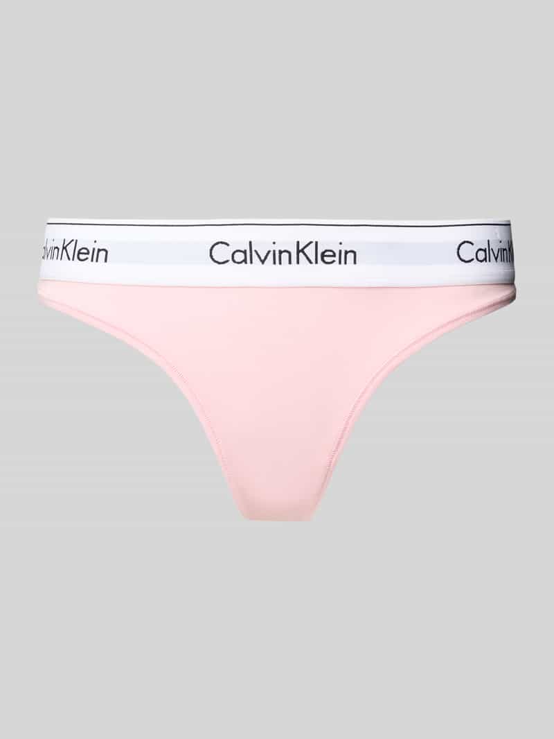 Calvin Klein String THONG met logo-stretchband
