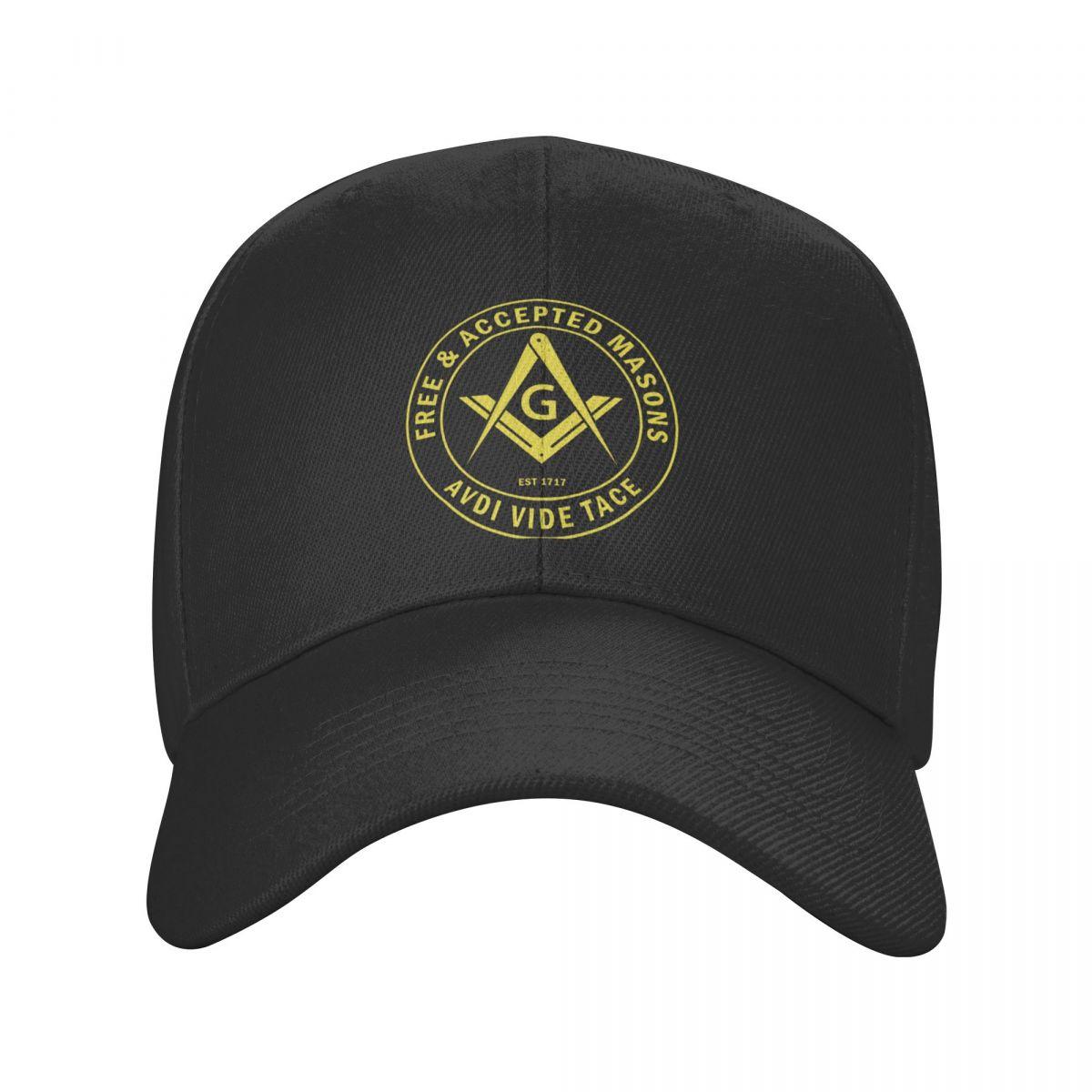91510107MAC34WEG02 Gepersonaliseerde gratis geaccepteerde vrijmetselaars vrijmetselaars honkbalpet zonbescherming unisex dames verstelbare vaderhoed herfst Baseball Cap
