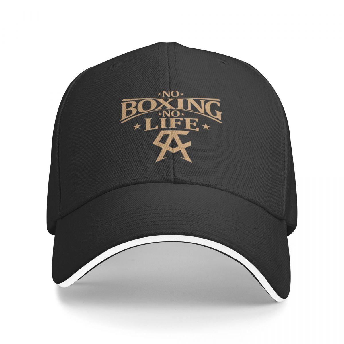 91140109MA0LUDA177 No Boxing No Life Gold Cap honkbalpet Capuchonhoed voor Unisex Dames