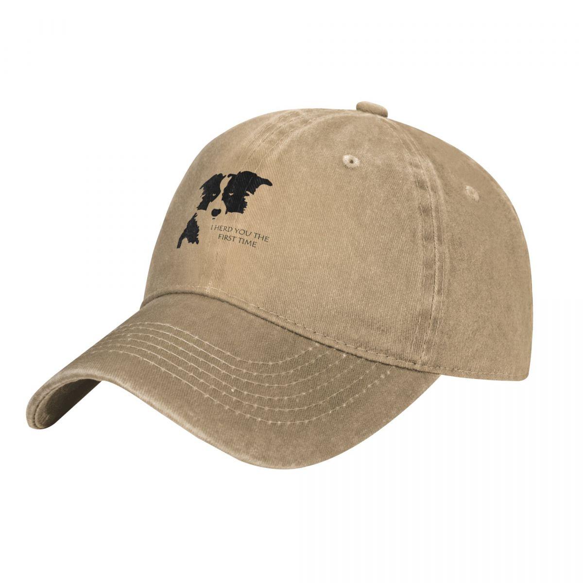 91440118MAC534JW32 Ik HAD je de eerste keer - Grappige Australische herder / bordercollie shirt sticker mok pet cowboyhoed golf man vrouwen