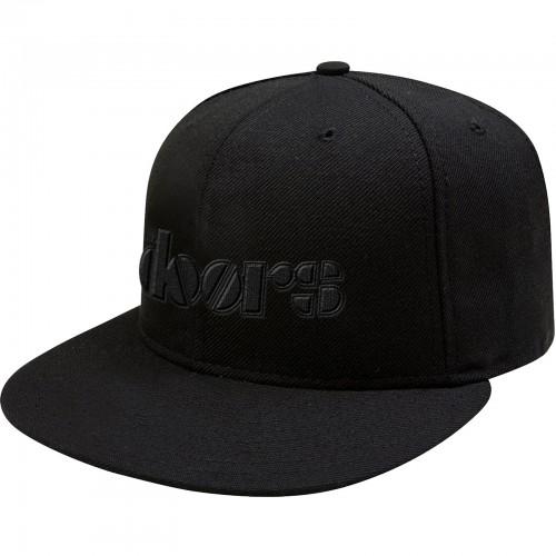 The Doors De Doors unisex volwassen logo snapback pet One Size zwart
