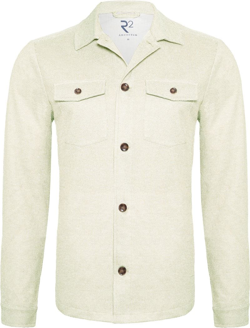 R2 Amsterdam R2 Overshirt Lichtgroen