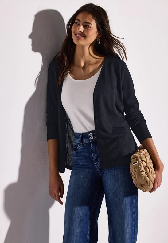 STREET ONE Shirtjasje Nette in brei-look