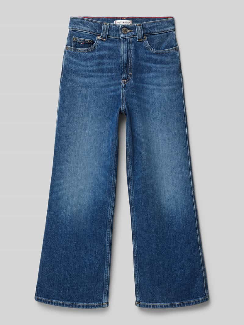 Tommy Hilfiger Wijde jeans MABEL DARK WASH met logoborduursels