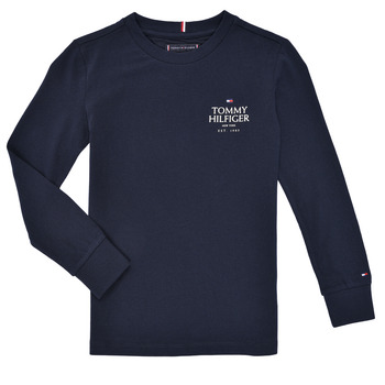 Tommy Hilfiger T-Shirt Lange Mouw  TH LOGO PUFF PRINT REG TEE LS