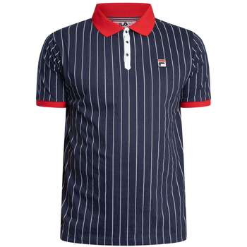 Fila Polo Shirt Korte Mouw  Klassiek vintage gestreept poloshirt
