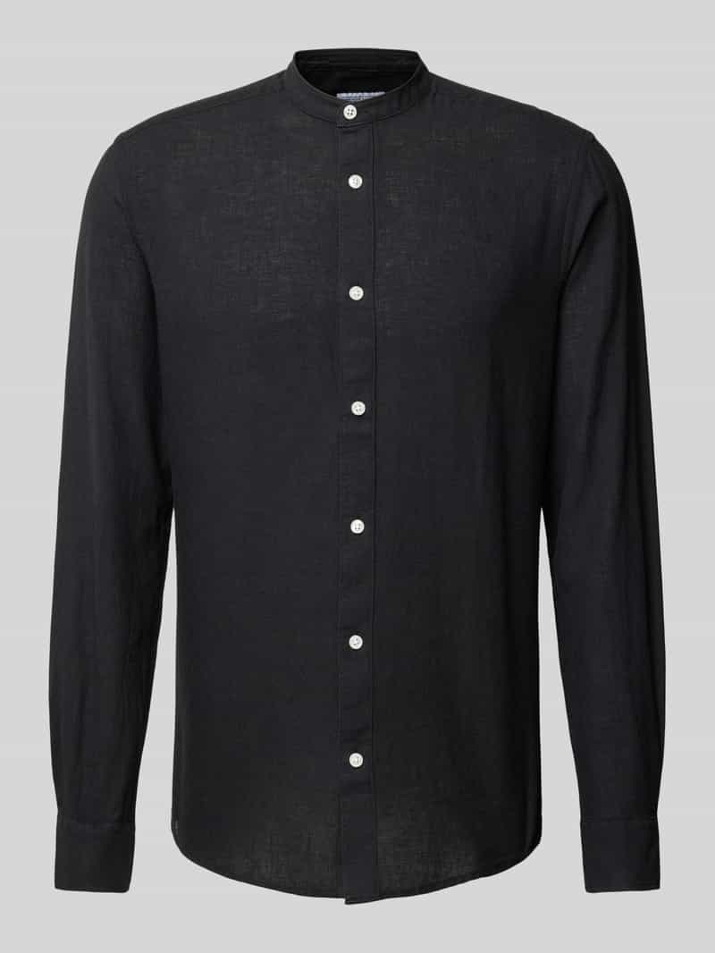 ONLY & SONS Overhemd met lange mouwen ONSCAIDEN LS SOLID LINEN MAO SHIRT NOOS