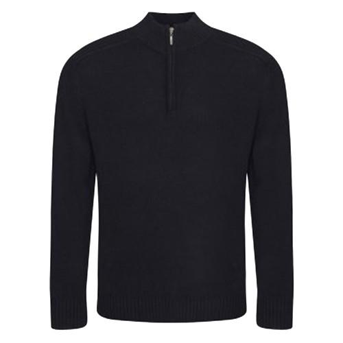 Ecologie Heren Wakhan trui met ritshals L blauw
