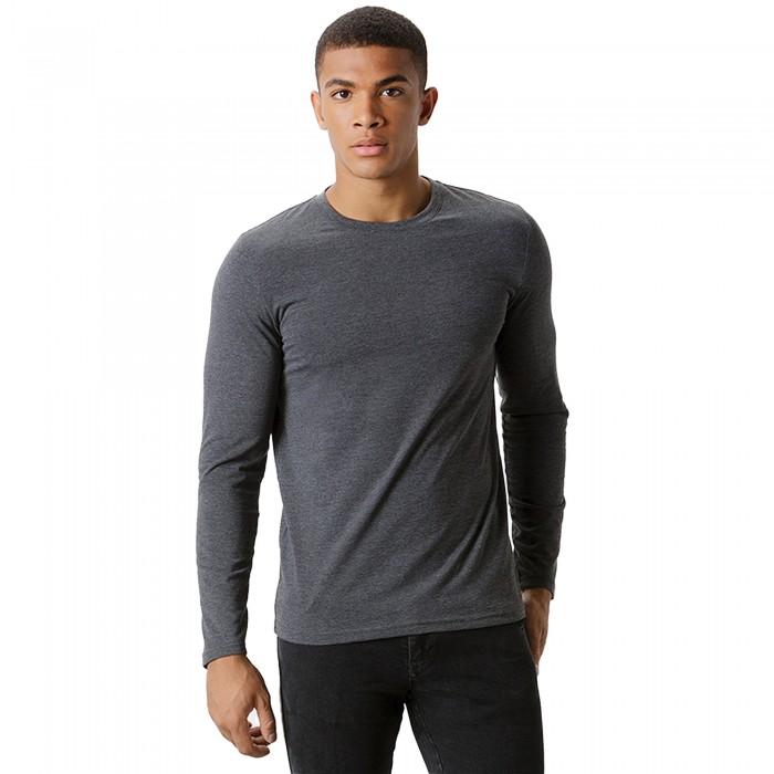 Kustom Kit Superwash 60c Fashion Fit T-shirt met lange mouwen voor heren XXL donkergrijze kleur