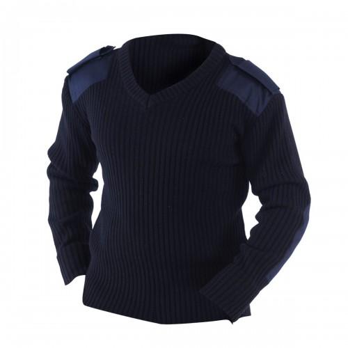 Yoko Mens V-hals NAVO-beveiligingssweater / werkkleding 2XL zwart