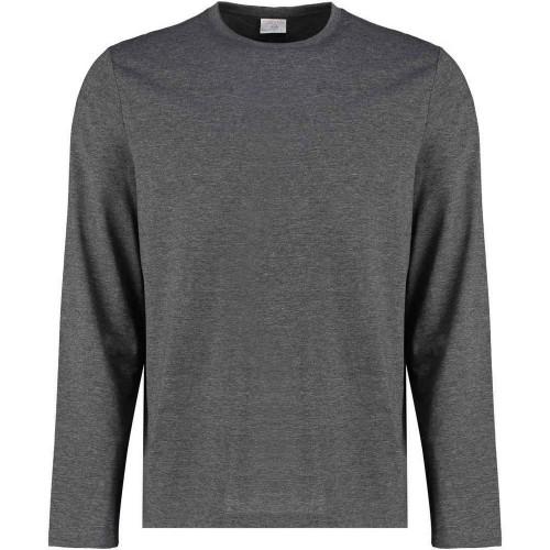 Kustom Kit Heren Superwash 60C T-shirt met lange mouwen M zwart