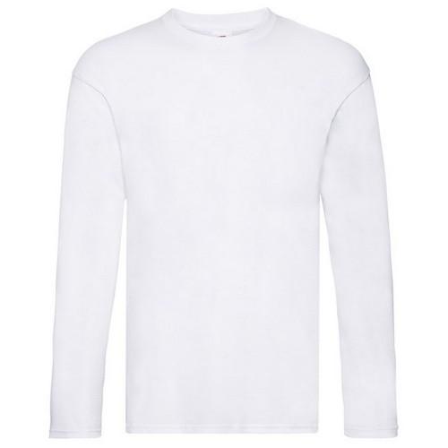 Fruit Of The Loom Mens Original Long-Sleeved T-Shirt M wit