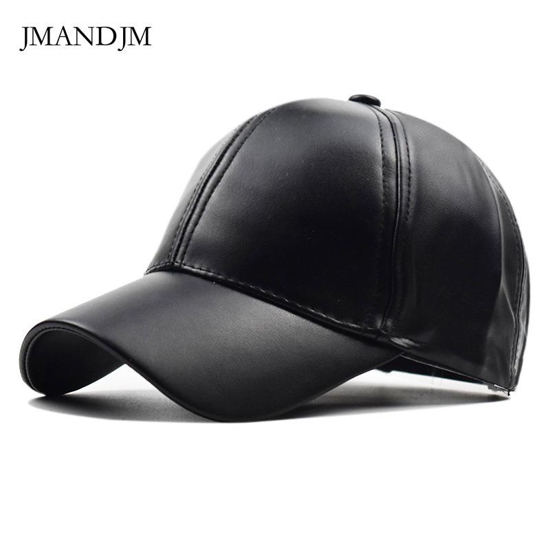 JM Hat Nieuwe herfst en winter licht board leren pet baseball pet dames en heren baseball petten Koreaanse versie lichtbruine kleur