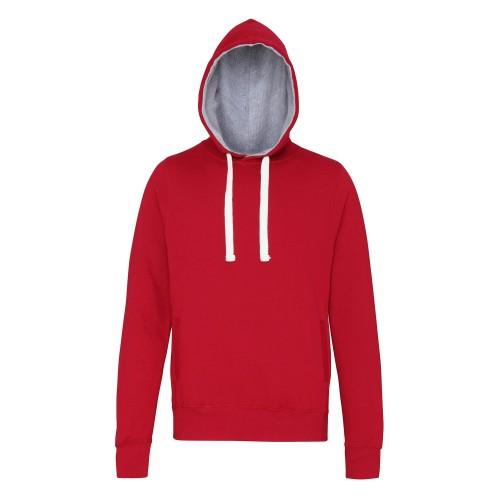 Awdis Just Hoods dikke herenhoodie met capuchon 2XL grijs