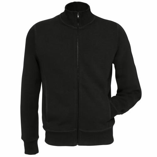 B and C B&C Spider-fleecetop met volledige ritssluiting voor heren L zwart