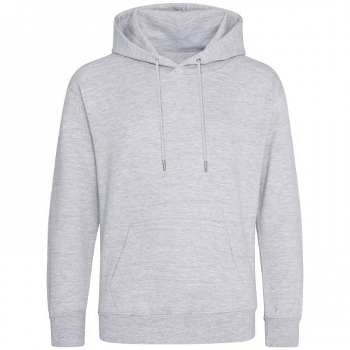 Awdis Heren Just Hoods Heather organische hoodie S grijs