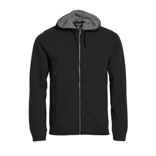Pertemba FR - Apparel Clique Klassieke herenhoodie met volledige ritssluiting XXL marineblauwe kleur