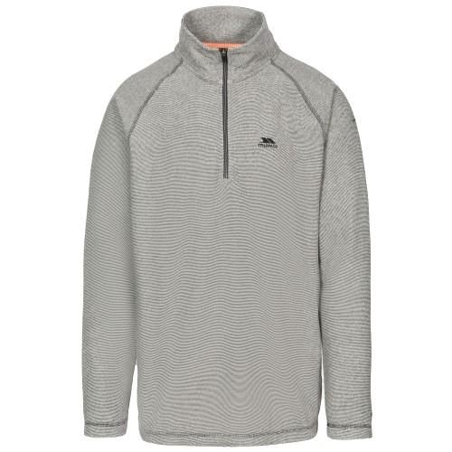 Trespass Mens Keynote Anti Pilling 1/4 Zip Fleece Top S mauve