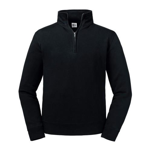 Russell Heren Authentiek Sweatshirt met Ritshals XS wit