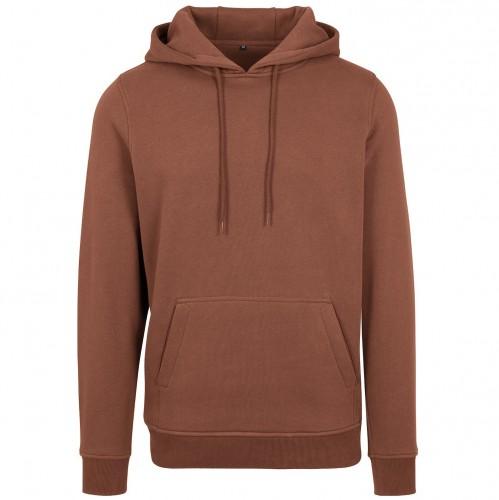Build Your Brand Bouw uw merk zwaargewicht herenhoodie M oceaanblauwe kleur