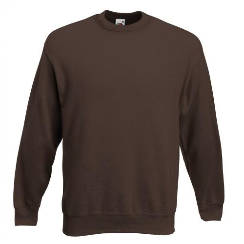 Fruit Of The Loom Unisex Premium 70/30 Set-In Sweatshirt 2XL zwart