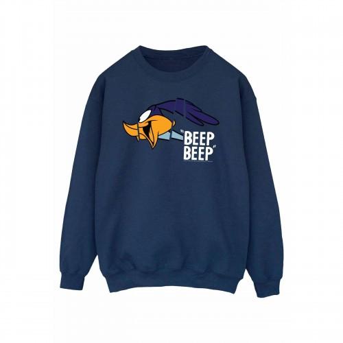 Looney Tunes Heren Beep Beep Road Runner katoenen sweatshirt M marineblauwe kleur