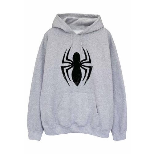 Spider-Man heren hoodie met ultieme Spider-logo L wit
