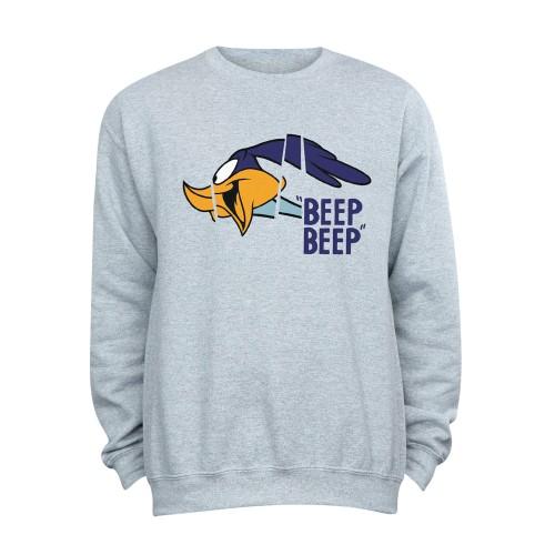 Looney Tunes Heren piep piep Road Runner sweatshirt L wit