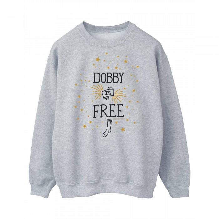 Harry Potter heren Dobby is gratis sweatshirt XL grijs