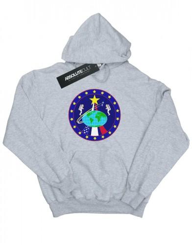 NASA Heren klassieke Globe Astronauten hoodie S wit