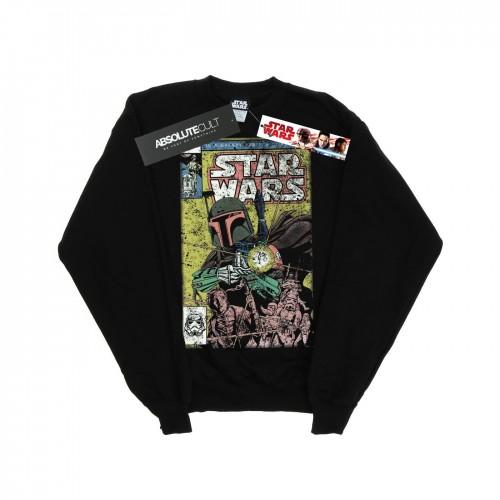 Star Wars heren Boba Fett komisch sweatshirt L zwart