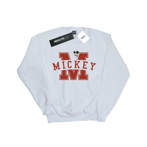 Disney Heren Mickey Mouse Letter Peak Sweatshirt XL wit