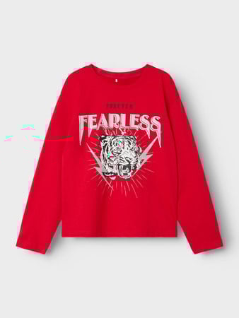Name it zomer top meisjes - rood - Nkfronna