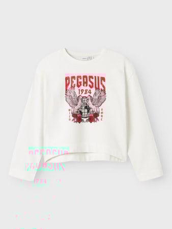Name it zomer sweater meisjes - wit - Nkfrositta