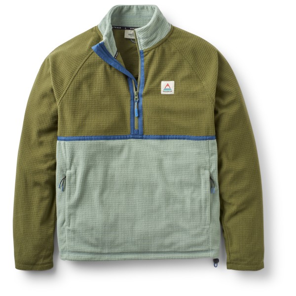 Passenger  Overlook Recycled Grid Polar Fleece - Fleecevest, olijfgroen