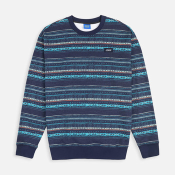 Oxbow Sweater  Fleece crew met allover print LINEUP