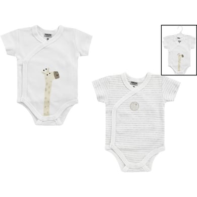 Jacky Wikkelbody met korte mouwen 2-pack MULTIPACK UNISEX