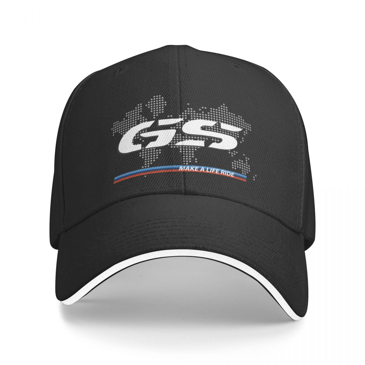 91440605MAC58Q307J Motorfiets GS Wereldkaart Race Golf Cap Outfits Retro Moto Motorfiets Enduro Race Hoofddeksel voor Unisex Vrouwen Buiten Golf One Size