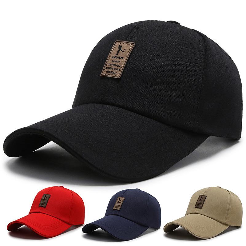 Outdoor Boutique TOP Nieuwe lente- en zomerhoeden voor heren, honkbalpetten, Koreaanse stijl eenvoudige damespetten met klep, casual sportpetten Adjustable