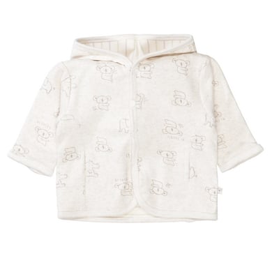 Staccato Omkeerbaar jack cream gemêleerd patroon