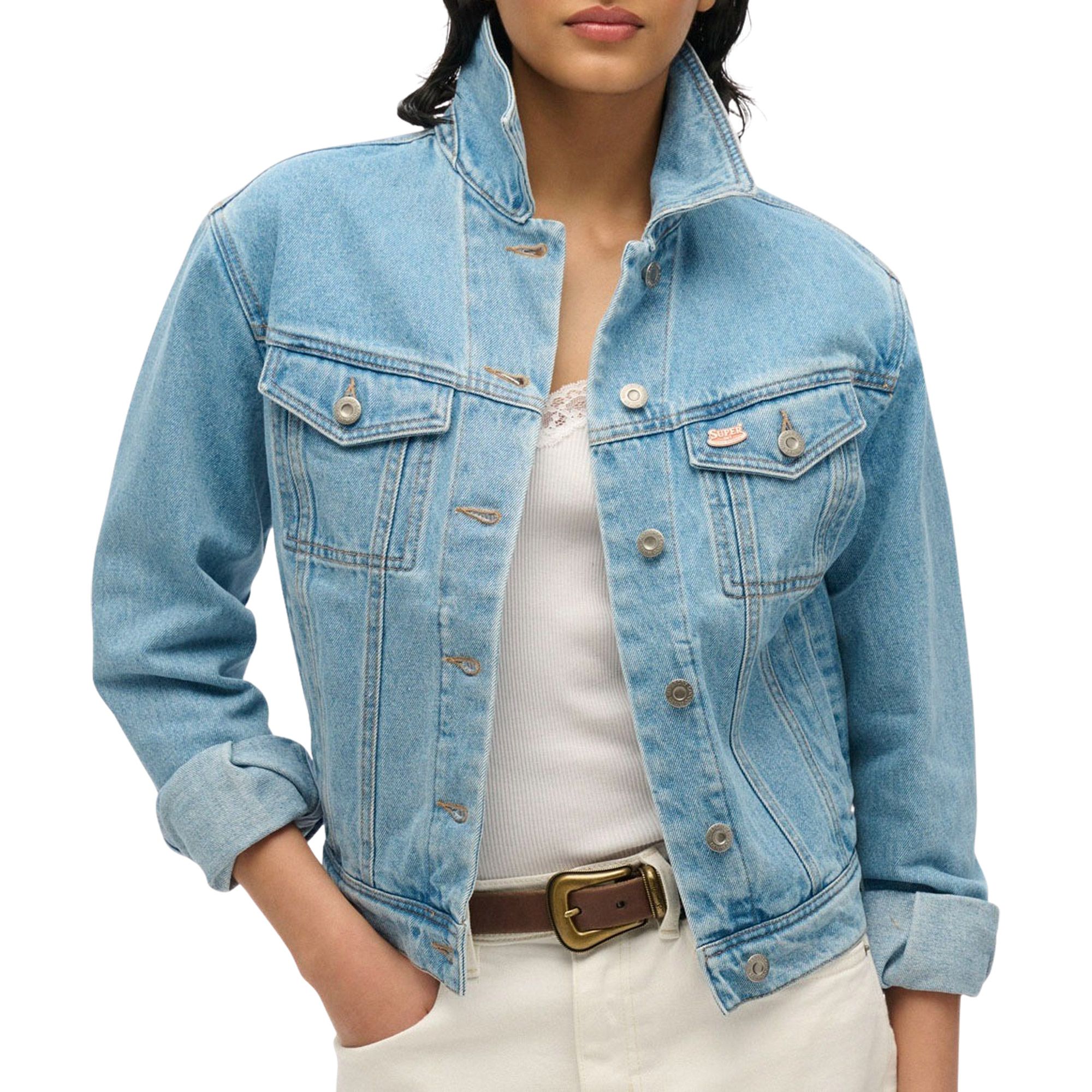 Superdry Embellished Denim Jas Dames