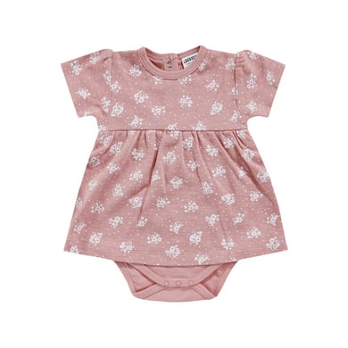 Jacky TBody met jurk MAGIC GIRL (GOTS) donkerroze/all-over print